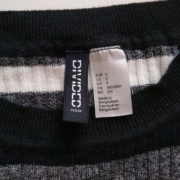 H&M Lightweight Striped Ribbed Sweater - Picture 2 of 5